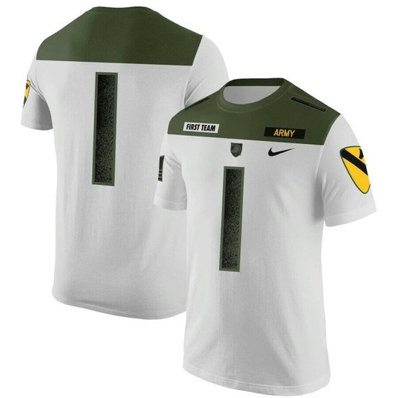 Nike Other - Nwt Nike Men MEDIUM Army Black Knights 1st Calvary Div  Football Jersey Shirt M